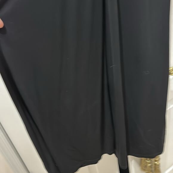 Michael Kors 10 black long sleeve v neck dress midi length nwt vintage 90’s y2k - Picture 4 of 8